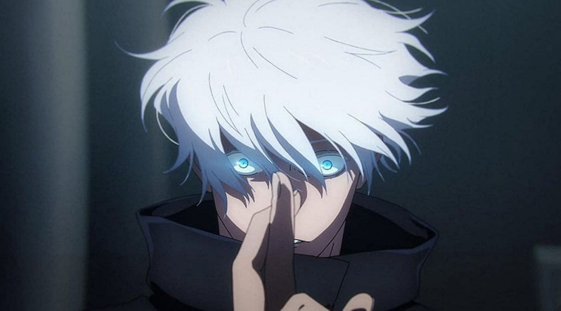 Satoru Gojo as seen in the Jujustu Kaisen anime (Image via MAPPA)